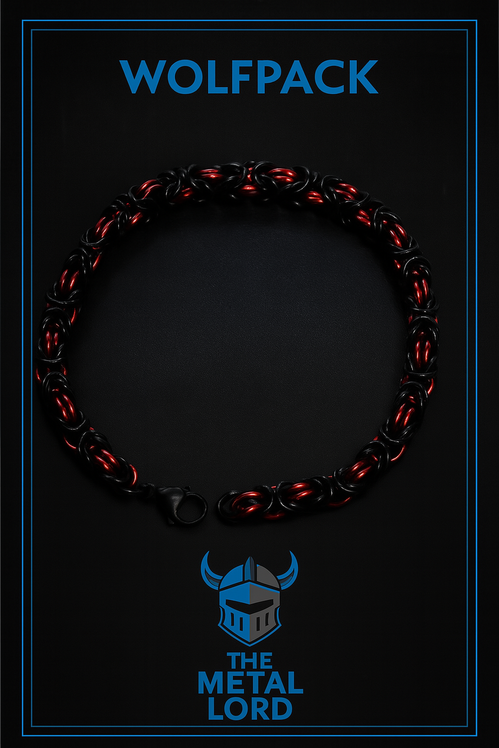 ๐บ Wolfpack โ Byzantine Chainmaille Bracelet