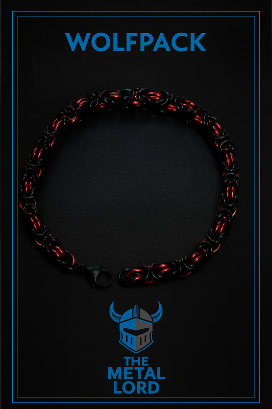 🐺 Wolfpack – Byzantine Chainmaille Bracelet